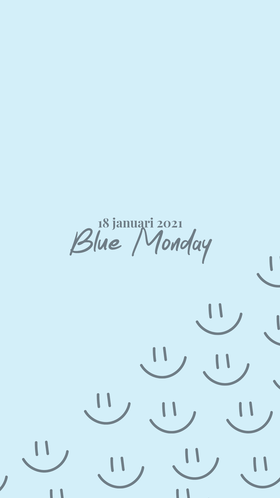 Inhaakkalender januari 2021 story Blue Monday